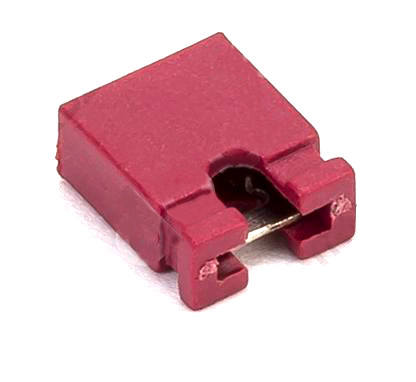 Jumper de conexión 2.54mm rojo