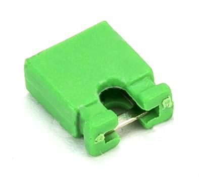 Jumper de conexión 2.54mm verde