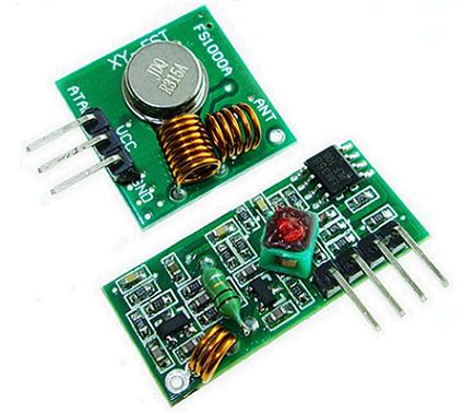 Pareja transmisor receptor RF 315MHz