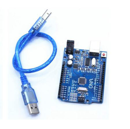 Tarjeta compatible Uno SMD con driver CH340, cable USB tipo B