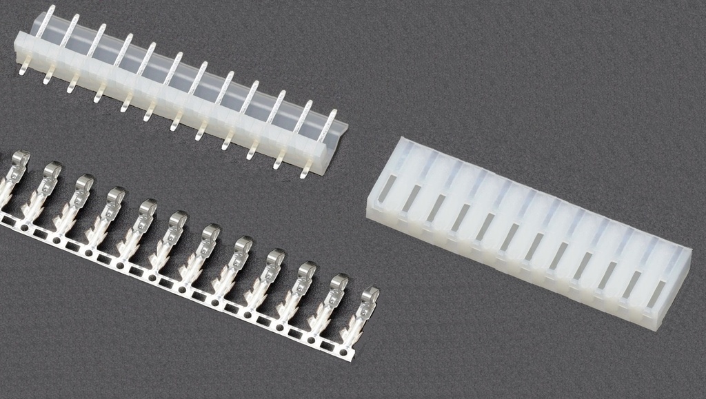 Conector Molex 12 Pines 3.96mm - M/H