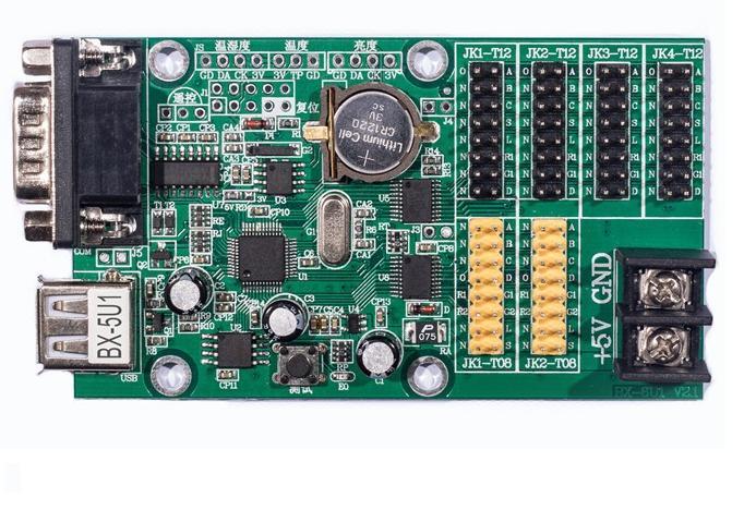 Tarjeta de control USB y RS232 para pasa mensajes Monocolor y Bicolor-BX-5U1