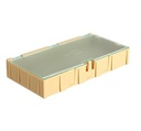 Caja para componentes SMD, para ensamblar amarilla