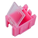 Caja para componentes SMD, para ensamblar rosada