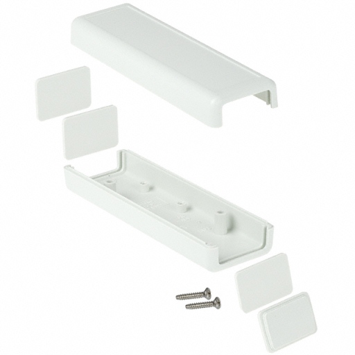 Caja Plástica Gris 3x11x2.5cm