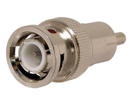 [CON-012A] Adaptador RCA macho a BNC macho