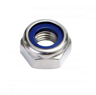 Tuerca de seguridad con auto bloqueo de nylon