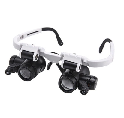 Gafas con lupas intercambiables