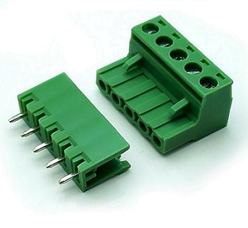 Bornera desarmable 5P recta