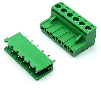 Bornera desarmable 6P recta