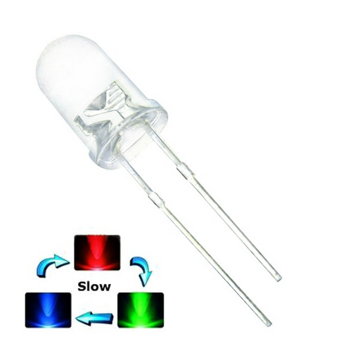 LED RGB 5mm intermitente (lento)