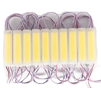 LED 12V 1W Blanco calido impermeable conexión en cascada para avisos