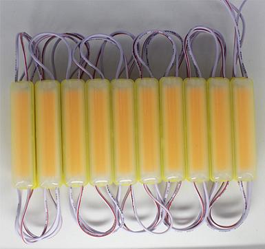 LED 12V 1W Amarillo impermeable conexión en cascada para avisos