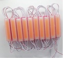 LED 12V 1W Fucsia impermeable conexión en cascada para avisos