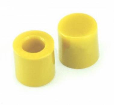 Tapa amarilla para suiche pulsador de 6mm