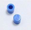 Tapa azul para suiche pulsador de 6mm
