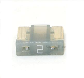 Mini fusible de bajo perfil vehicular 2A