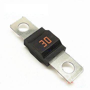 Fusible lento Flat Bolt de alta corriente 30A 32VDC