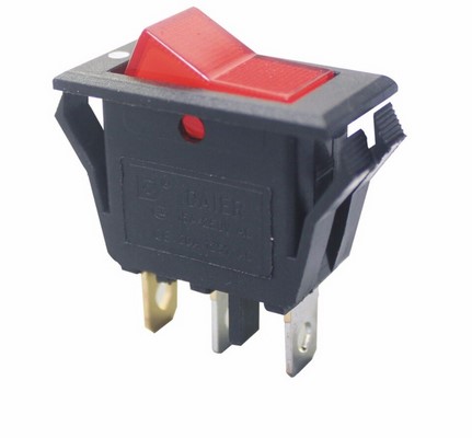 Suiche balancin rectangular 3 pines 2 posiciones - 20A/125V