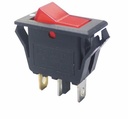 Suiche balancin rectangular 3 pines 2 posiciones - 20A/125V