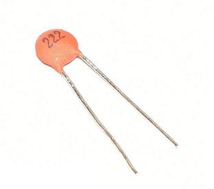 Capacitor cerámico 0.0022uF,50V (222)