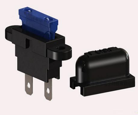 Portafusible para chasis fusible vehicular mediano