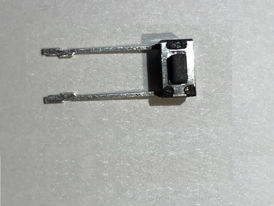 Pulsador mini 2 pin 6x3 pin rectangular 1.8mm