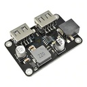 Conversor DC/DC Reductor USB 2pos 5V 3A - Negro