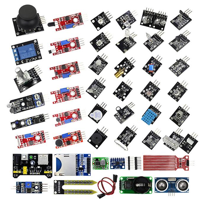 Kit de electrónica para Arduino™ N° 27, 45 en 1