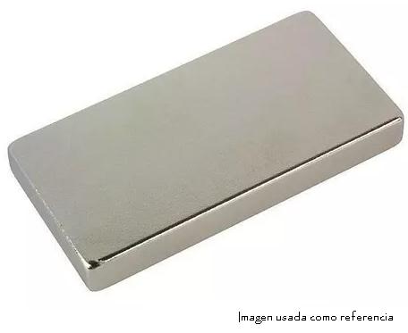 Imán rectangular de neodimio 25x14x4mm