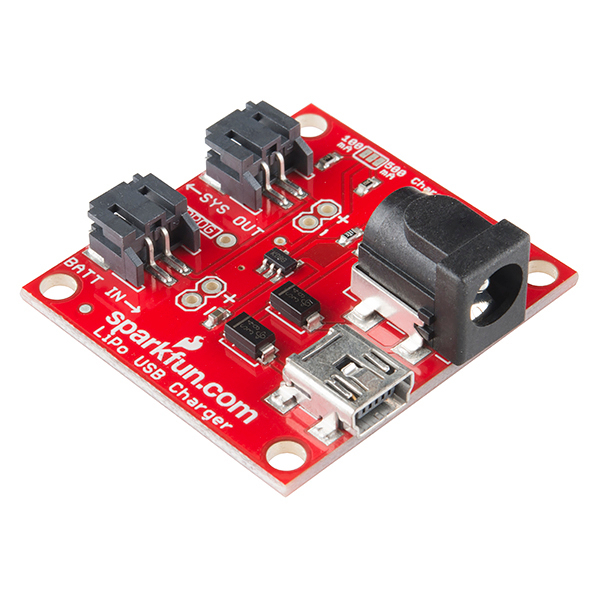 Cargador baterías Li-Po 3.3V con salida (1c)