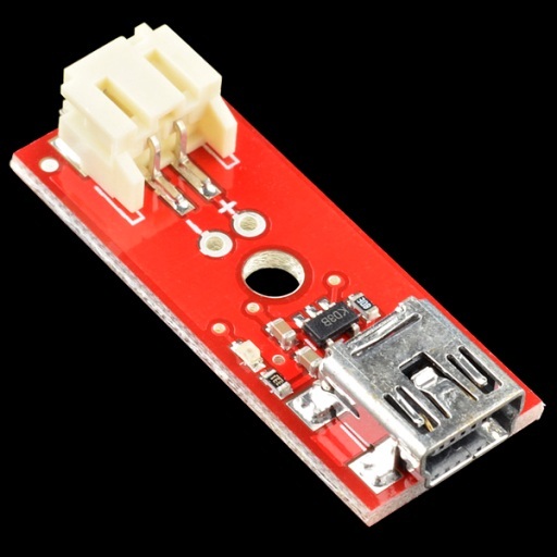 Cargador baterías Li-Po 3.3V miniUSB (1c)