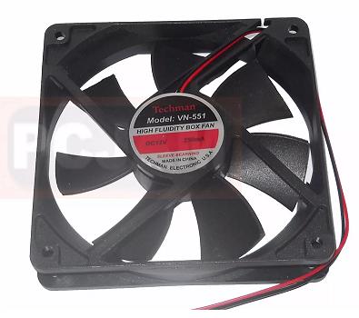 Ventilador 12V 120x120x25mm