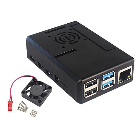 Caja plástica para Raspberry Pi 4 
