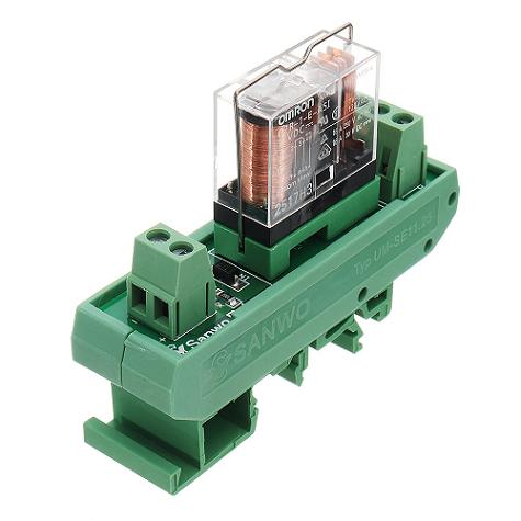 Tarjeta de salida para PLC con relé Omron de 24V 1 canal