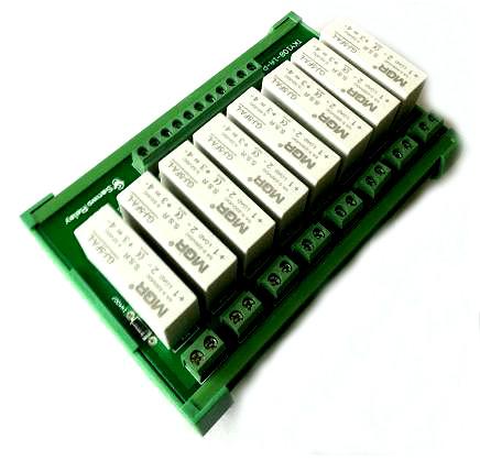 Tarjeta de salida para PLC con relé de estado sólido dc GJ-5FA-L 8 canales