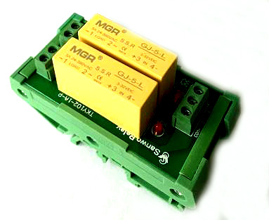 [TKY102-1A-P-AC] Tarjeta de salida para PLC con relé de estado sólido dc GJ-5-L 2 canales