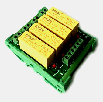 Tarjeta de salida para PLC con relé de estado sólido dc GJ-5-L 4 canales