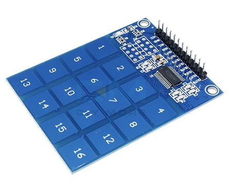 [TTP229-16] Teclado touch capacitivo 16 dígitos