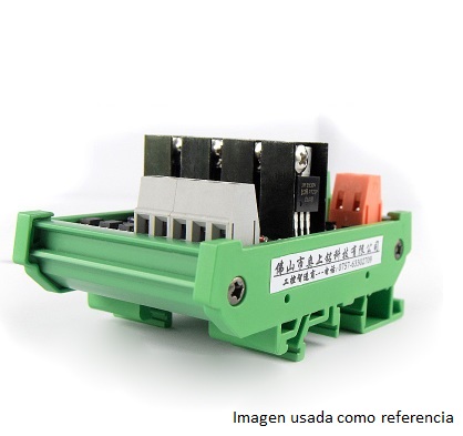 Driver de salida para PLC con Mosfet IRF9530 optoacoplado de 4 canales