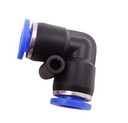 Acople rápido acodado para tubo de aire de 6mm PV