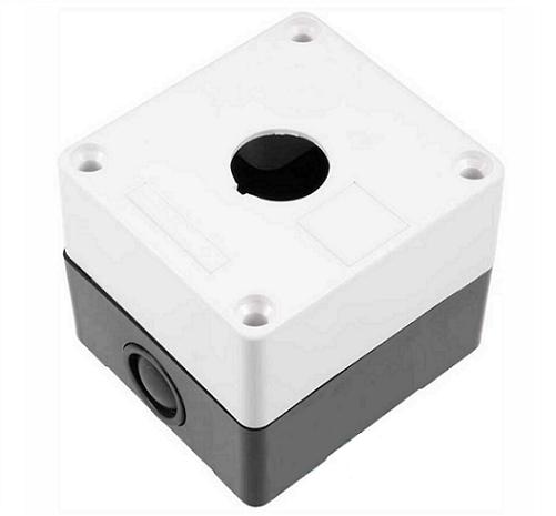 Caja para switch 1 agujero Gris