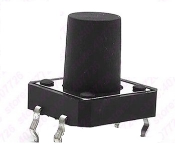 Pulsador 4 pines 12x12 pin 8mm