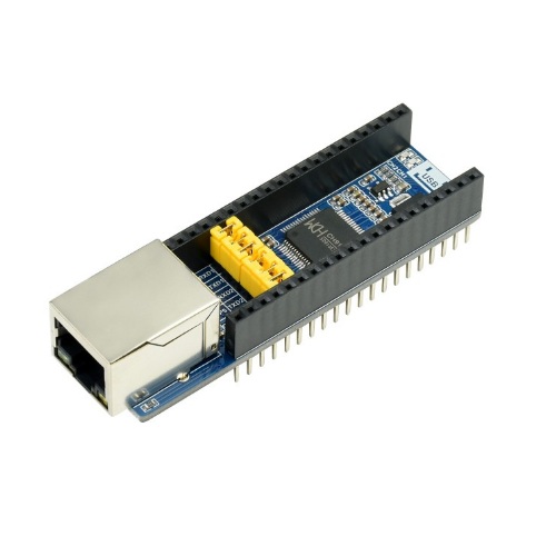 Convertidor Ethernet a UART para Raspberry Pi Pico,10/100M Ethernet