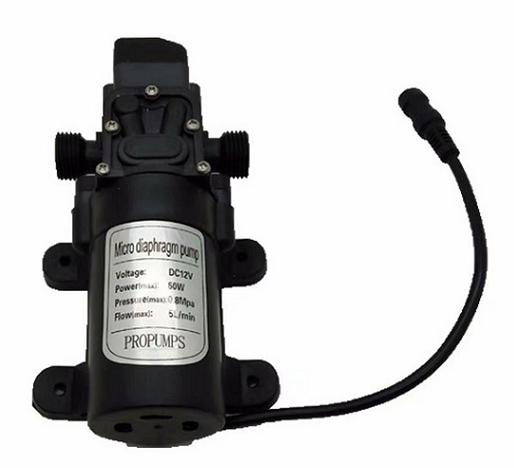 Bomba con diafragma para sistemas de riego y nebulización