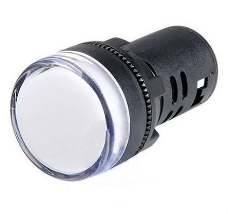[AD16-22-BL-12V] Indicador luminoso blanco 12V