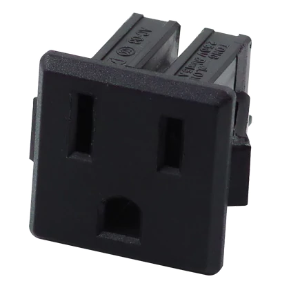 Jack de poder hembra AC 2.7x2.7 cm AC-08 