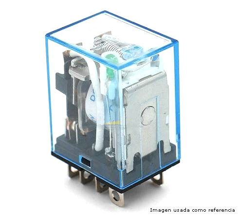 [RELE-8P-110V10A-AC] Relé de 8 pines bobina de 110VAC