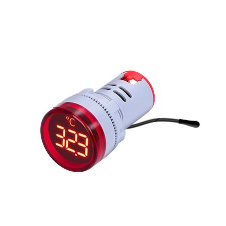 Termómetro rojo de -20 a 200°C para 22mm