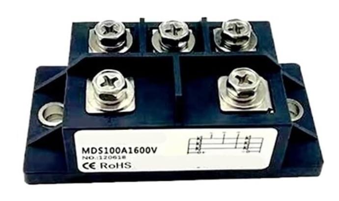 Puente rectificador trifásico MDS75-16